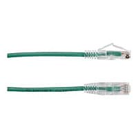 Black Box 10ft Slim-Net CAT6 Green 28AWG 250Mhz UTP Snagless Patch Cable