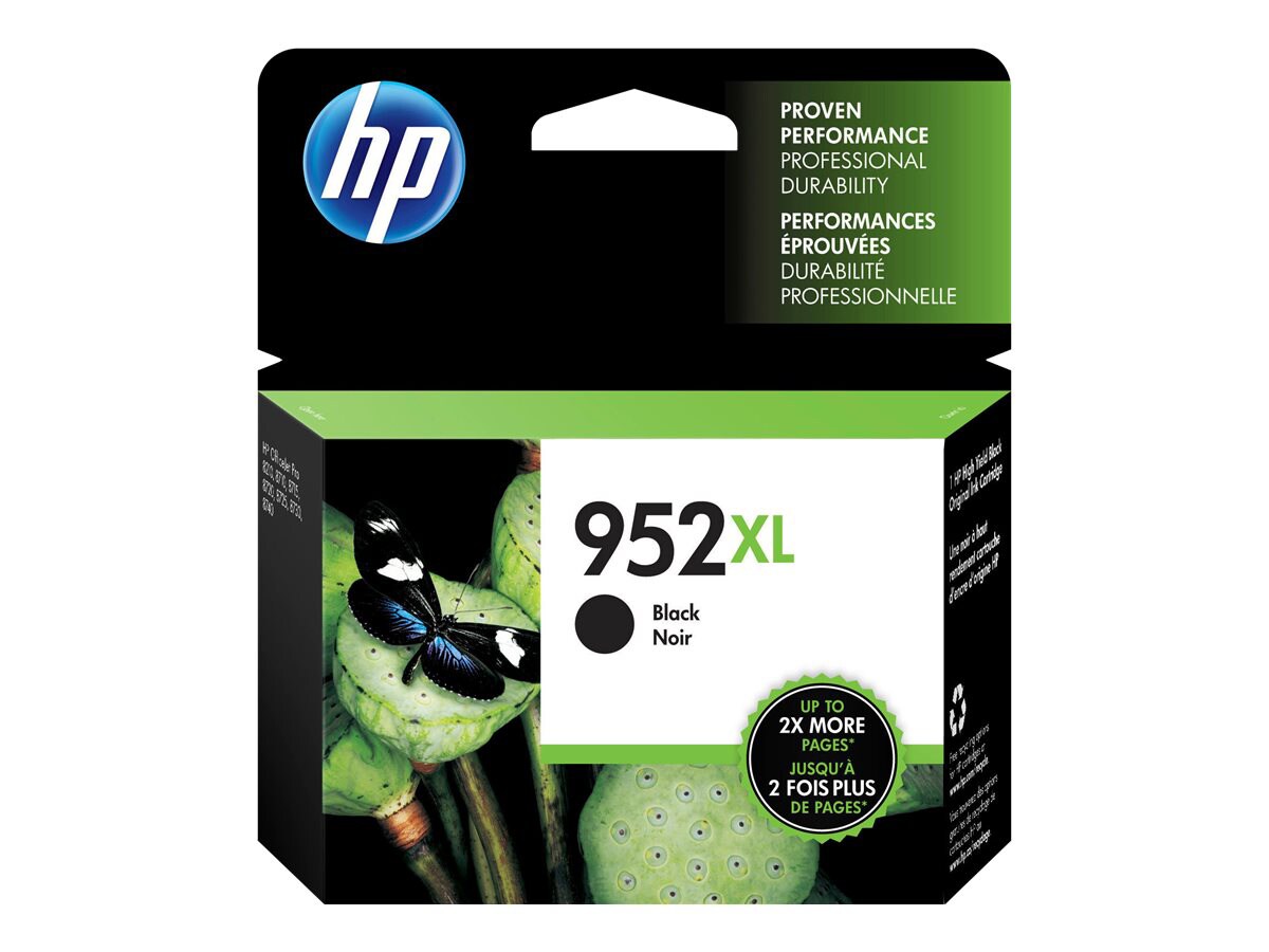 HP 952XL - à rendement élevé - noir - original - cartouche d'encre