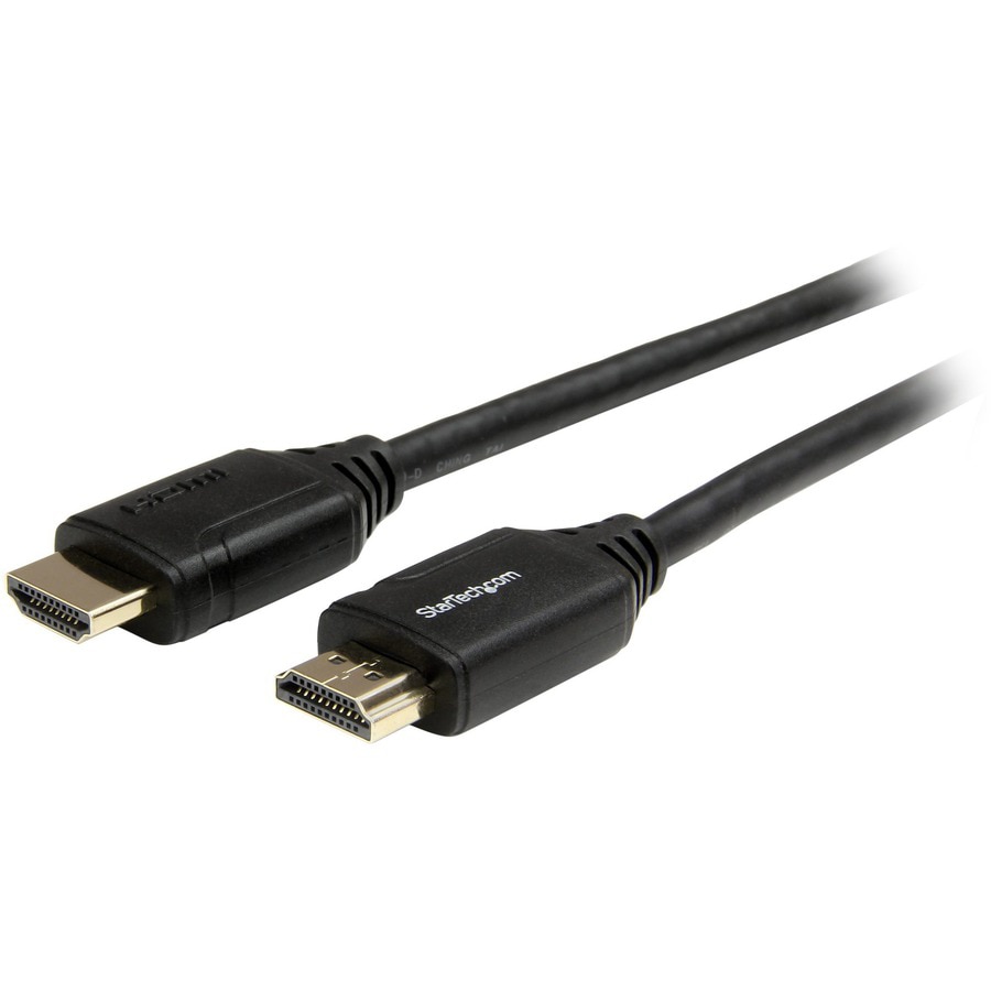 StarTech.com 10ft (3m) Premium Certified HDMI 2.0 Cable with Ethernet, High