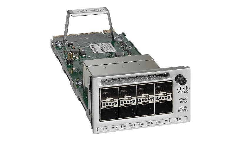 Cisco - module d'extension - 10 Gigabit SFP+ / SFP (mini-GBIC) x 8