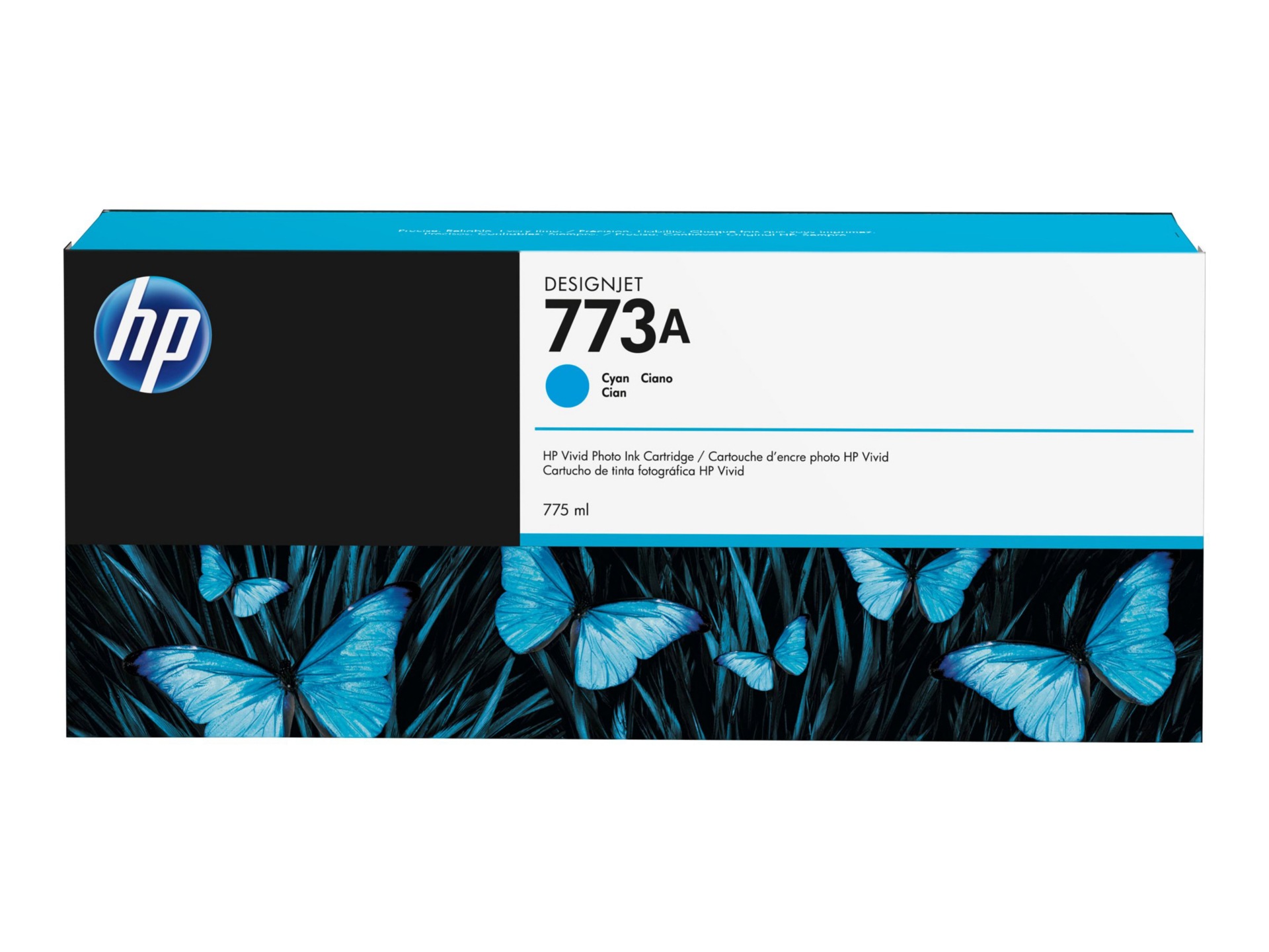 HP 773A - cyan - original - DesignJet - ink cartridge