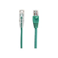 Black Box 1ft Slim-Net CAT6A Green 28AWG 500Mhz UTP Snagless Patch Cable