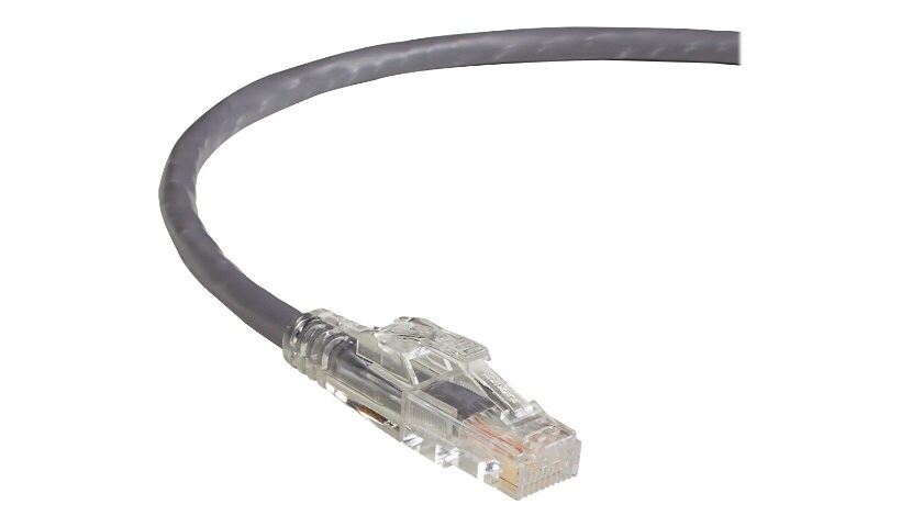 Black Box 3ft Gray Cat5 Cat5e 350Mhz UTP Patch Cable Optional Locking 3'