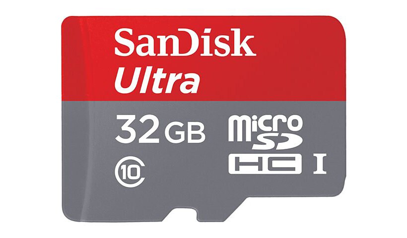 SanDisk Ultra - carte mémoire flash - 32 Go - microSDHC UHS-I