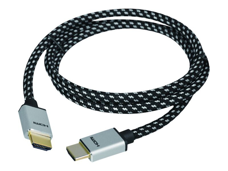 SIIG Woven Braided High Speed HDMI Cable - UHD 4Kx2K - HDMI cable - 6.6 ft