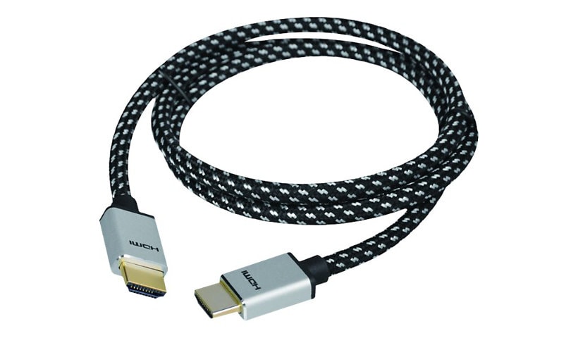 SIIG Woven Braided High Speed HDMI Cable - UHD 4Kx2K - HDMI cable - 6.6 ft