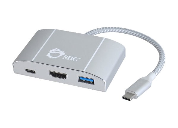 SIIG USB 3.0 TYPE-C HUB HDMI/DP ADAP