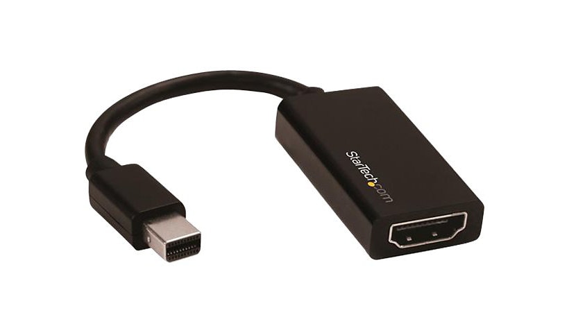 StarTech.com Mini DisplayPort to HDMI Adapter - Active mDP 1.4 to HDMI 2.0 Video Converter - 4K 60Hz