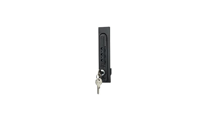 Panduit rack door handle with lock