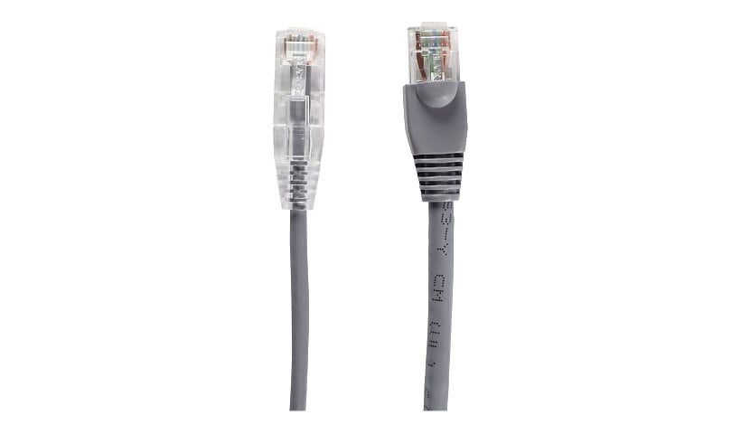 Black Box Slim-Net patch cable - 2 ft - gray