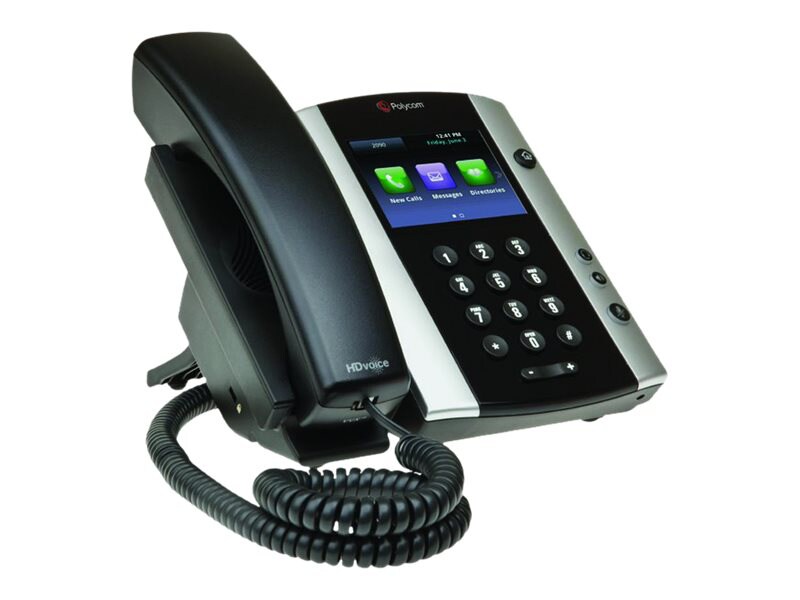 Poly VVX 501 - téléphone VoIP - (conférence) à trois capacité d'appel