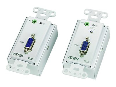 ATEN VE156 VGA Over Cat 5 Extender Wall Plate - video/audio extender