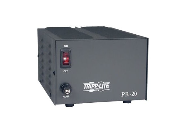 Tripp Lite DC Power Supply 20A 120VAC to 13.8VDC AC to DC Conversion TAA GSA - power adapter - 60 Watt