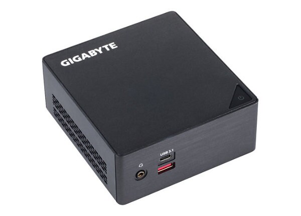 Gigabyte BRIX GB-BSi3HAL-6100 (rev. 1.0) - Ultra Compact PC Kit - Core i3 6100U 2.3 GHz - 0 MB - 0 GB