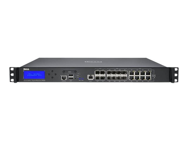 SonicWall SuperMassive 9600 - Advanced - security appliance - with 1 year T