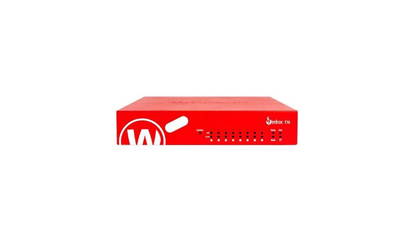WatchGuard Firebox T70 - security appliance - with 1 year Basic Security Su