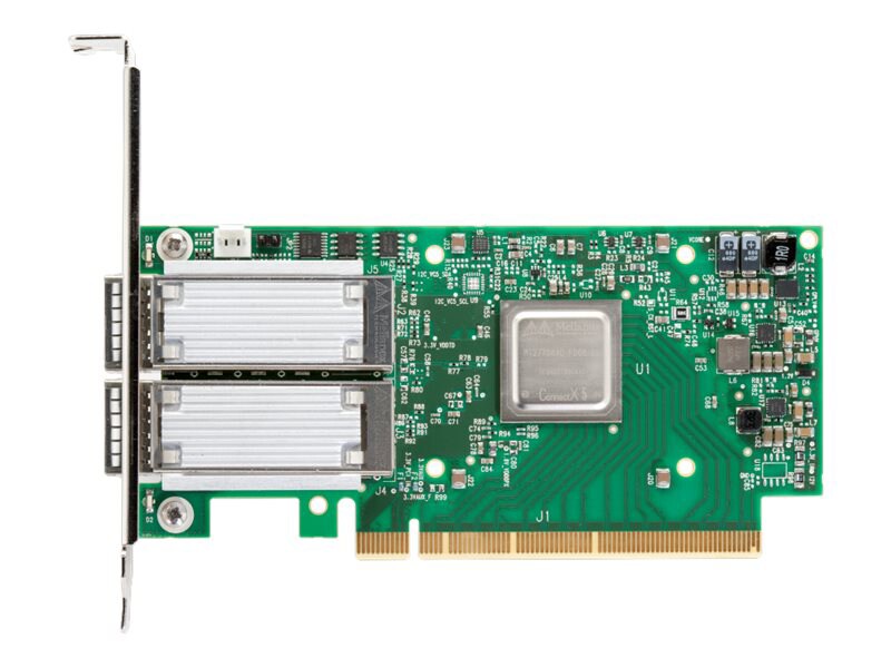 NVIDIA ConnectX-5 EN - network adapter - PCIe 3.0 x16 - 100 Gigabit QSFP28 x 2