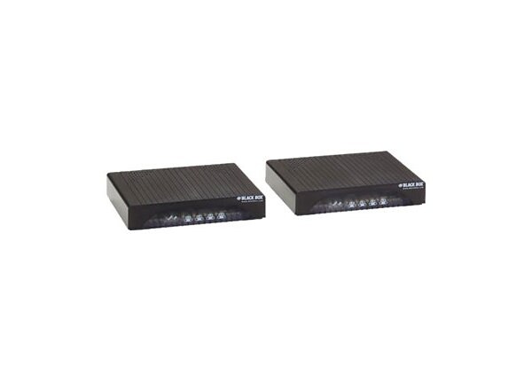 Black Box DeeSL.1 Ethernet Extender Kit G-SHDSL 2-Wire - network extender - 10Mb LAN, 100Mb LAN
