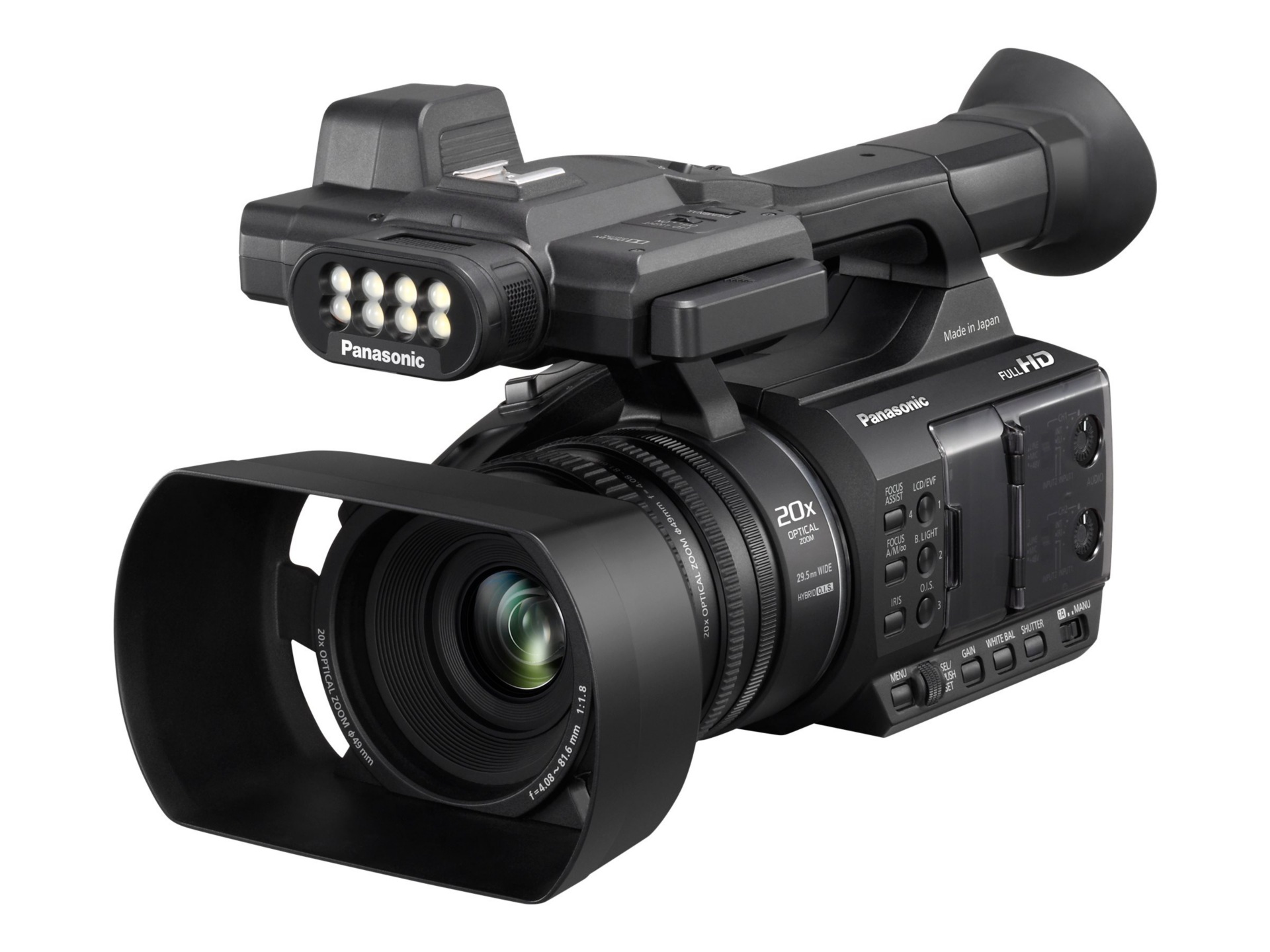 Panasonic AG-AC30 - camcorder - storage: flash card