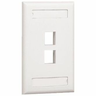 Panduit 2 Socket NetKey Faceplate