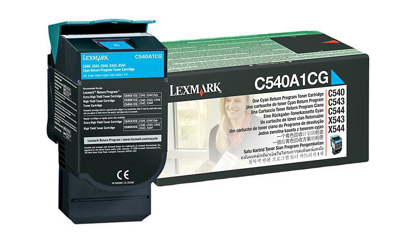 Lexmark - cyan - original - toner cartridge - LRP