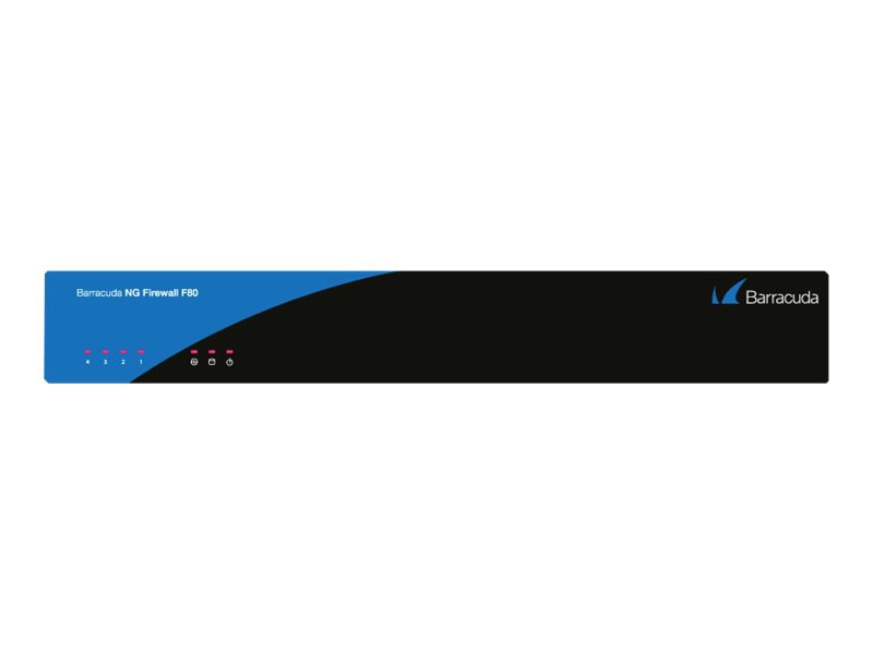 Barracuda NextGen Firewall F-Series F80 - security appliance - with 1 year Energize Updates