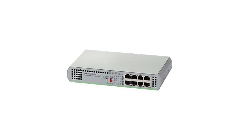 Allied Telesis CentreCOM AT-GS910/8 - switch - 8 ports - unmanaged