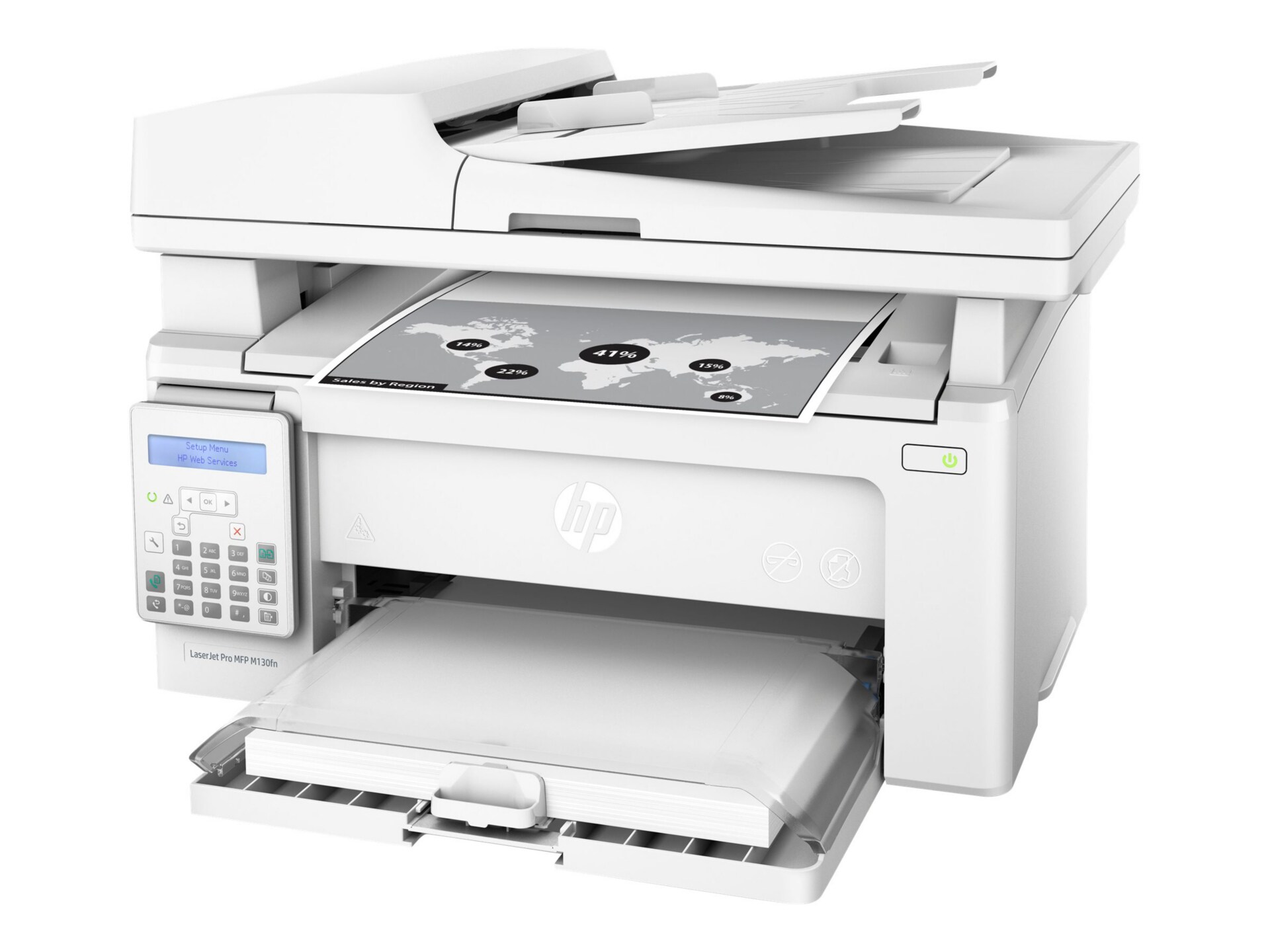 HP LaserJet Pro MFP M130fn - multifunction printer - B/W