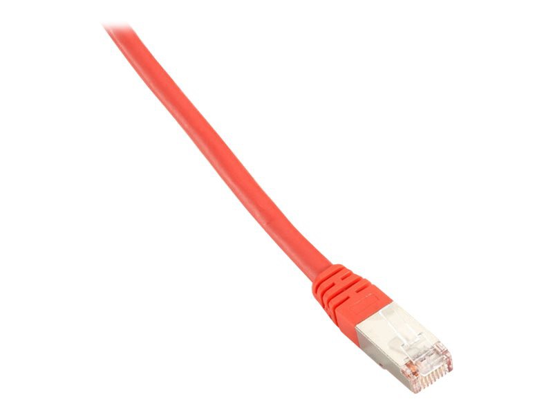 BLACK BOX 2FT CAT5E SHIELD FTP RED