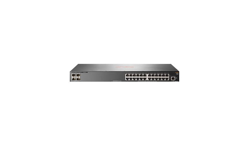 HPE Aruba 2930F 24G 4SFP+ - switch - 24 ports - managed - rack-mountable