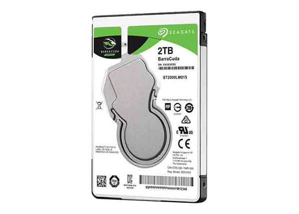 Seagate Guardian BarraCuda ST2000LM015 - hard drive - 2 TB - SATA 6Gb/s