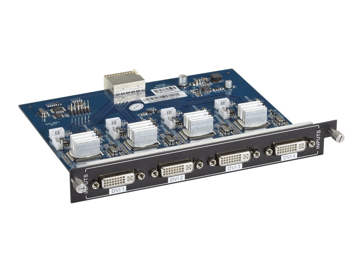 Black Box Modular Video Matrix Switcher Input Card Universal DVI, HDMI, VGA