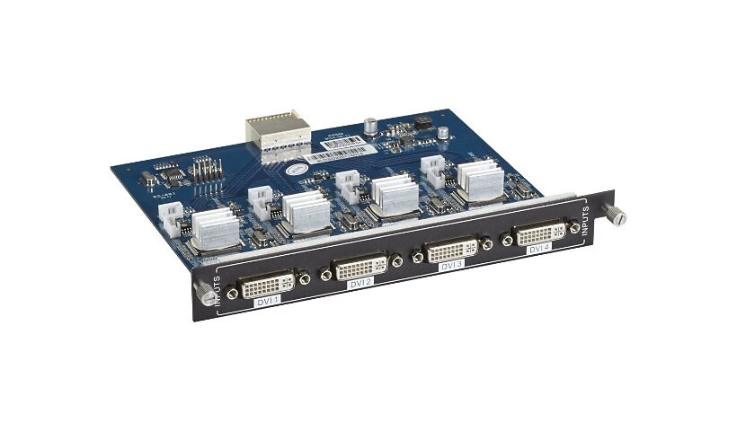 Black Box Modular Video Matrix Switcher Input Card Universal DVI, HDMI, VGA
