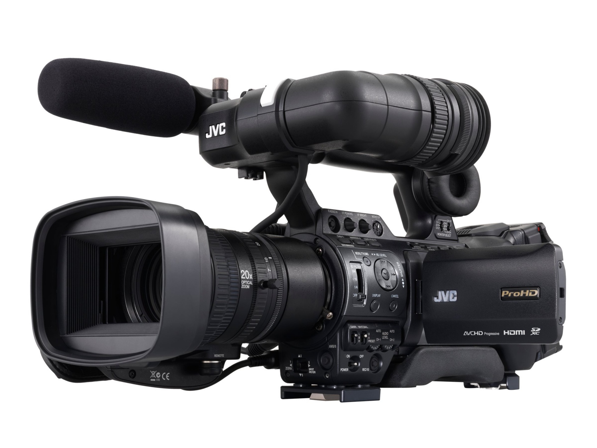 JVC ProHD GY-HM850U - camcorder - Fujinon XT17sx45BRMK3 - storage: flash card