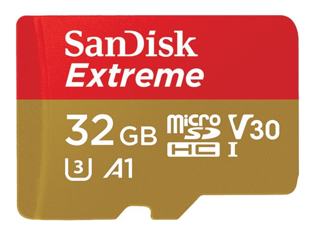 SanDisk Extreme - flash memory card - 32 GB - microSDHC UHS-I