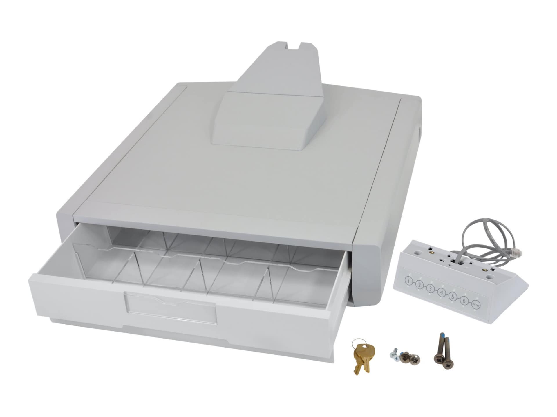 Ergotron SV44 Primary Single Drawer for LCD Cart composant de montage - gris, blanc