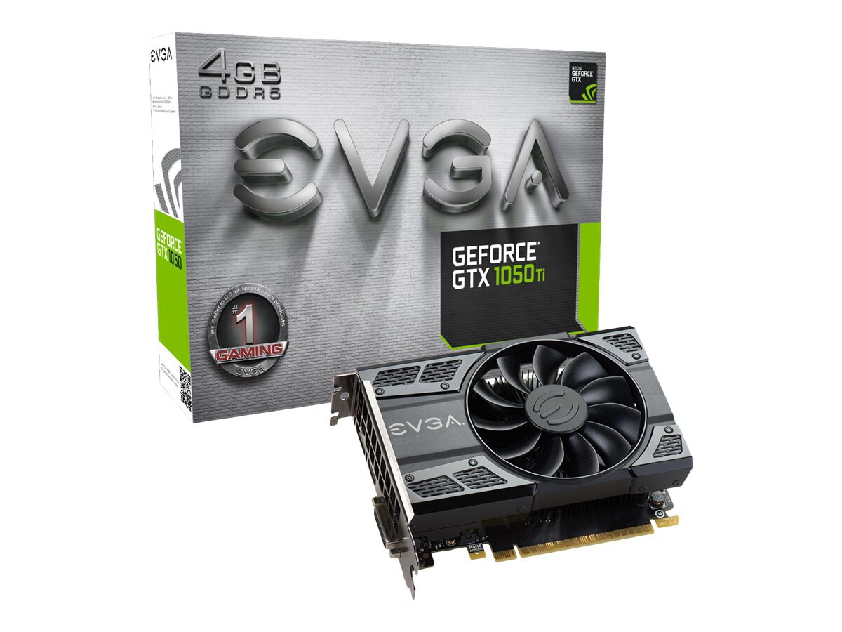 EVGA GeForce GTX 1050 Ti Gaming - graphics card - NVIDIA GeForce GTX 1050 - 4 GB
