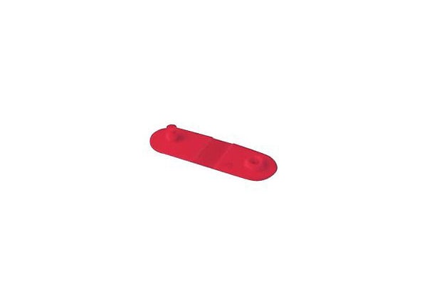 ZEBRA WRISTBAND CLIPS RED 275/PACK