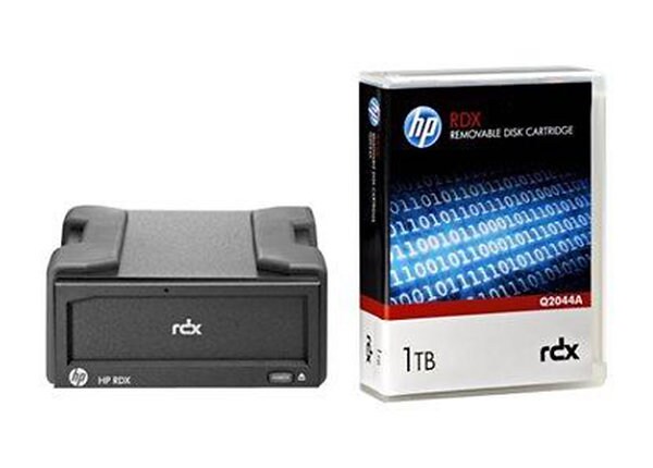 HPE RDX+ 1TB USB 3.0 External Disk Backup System
