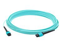 Proline 2m MPO (F)/MPO (F) 12-Strand Aqua OM4 Crossover OFNR Patch Cable