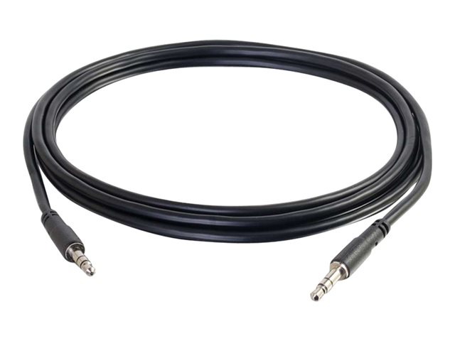 C2G Slim 10ft Slim Aux 3.5mm Audio Cable - M/M - audio cable - 3.05 m