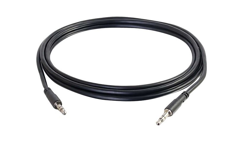 C2G Slim 10ft Slim Aux 3.5mm Audio Cable - M/M - audio cable - 3.05 m