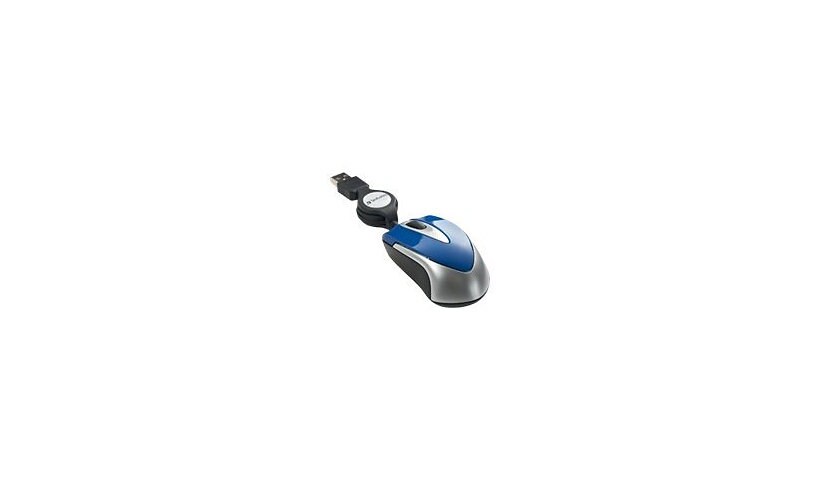 Verbatim Optical Mini Travel Mouse - mouse - USB - blue