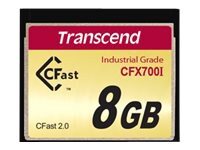 Transcend CFast 2.0 CFX700I - flash memory card - 8 GB - CFast 2.0
