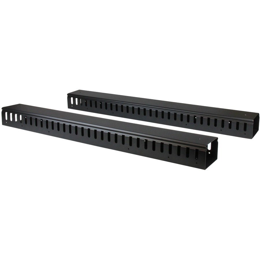 StarTech.com Vertical Cable Organizer with Finger Ducts - Vertical Cable Ma