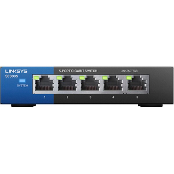 Linksys SE3005 - switch - 5 ports - unmanaged