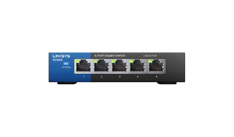 Linksys SE3005 - switch - 5 ports - unmanaged