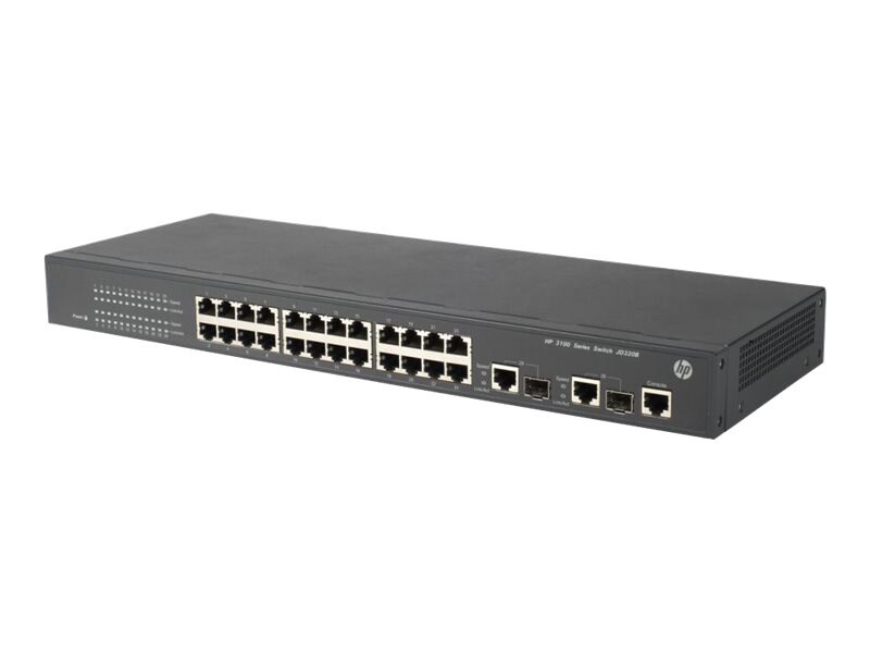 HPE 3100-24 V2 EI Switch - switch - 24 ports - managed - rack-mountable