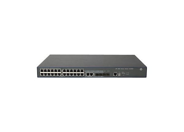 HPE 3600-24 v2 EI - switch - 24 ports - managed - rack-mountable
