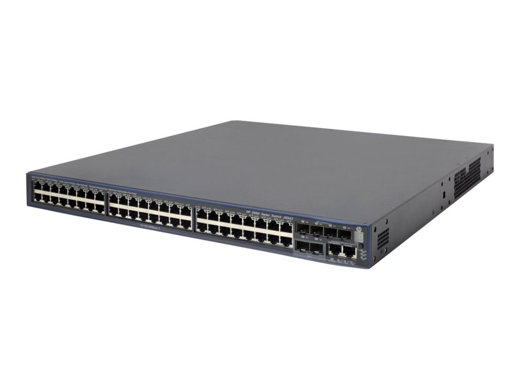 HPE 5500-48G-PoE+-4SFP HI Switch with 2 Interface Slots - switch - 48 ports - managed - rack-mountable